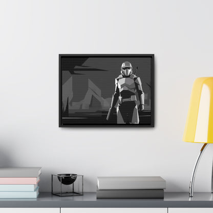 The Lone Protector - Gallery Canvas Wraps, Horizontal Frame