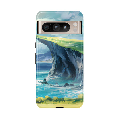 Anime Cliff by the Sea - Smartphone Tough Cases