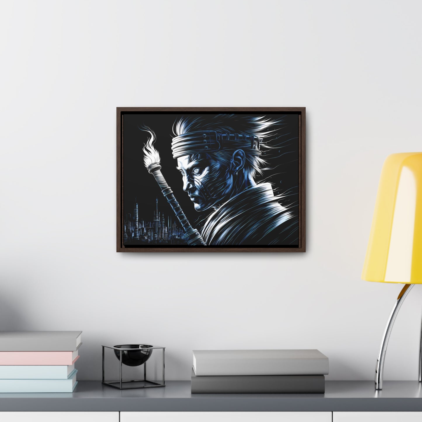 Shadow of the Eternal Flame - Gallery Canvas Wraps, Horizontal Frame