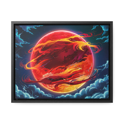 Eclipse of the Eternal Phoenix - Gallery Canvas Wraps, Horizontal Frame