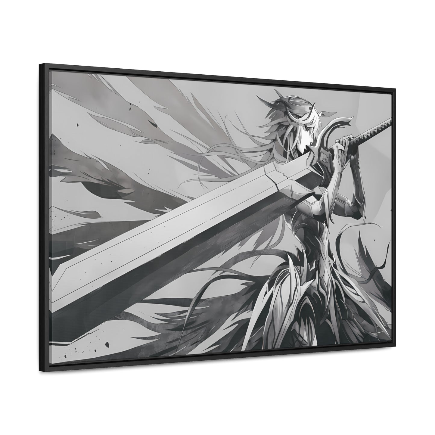 Eclipse of the Blade - Gallery Canvas Wraps, Horizontal Frame