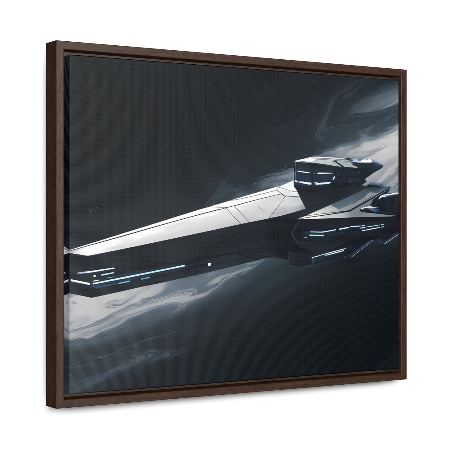 Starship of the Void - Gallery Canvas Wraps, Horizontal Frame