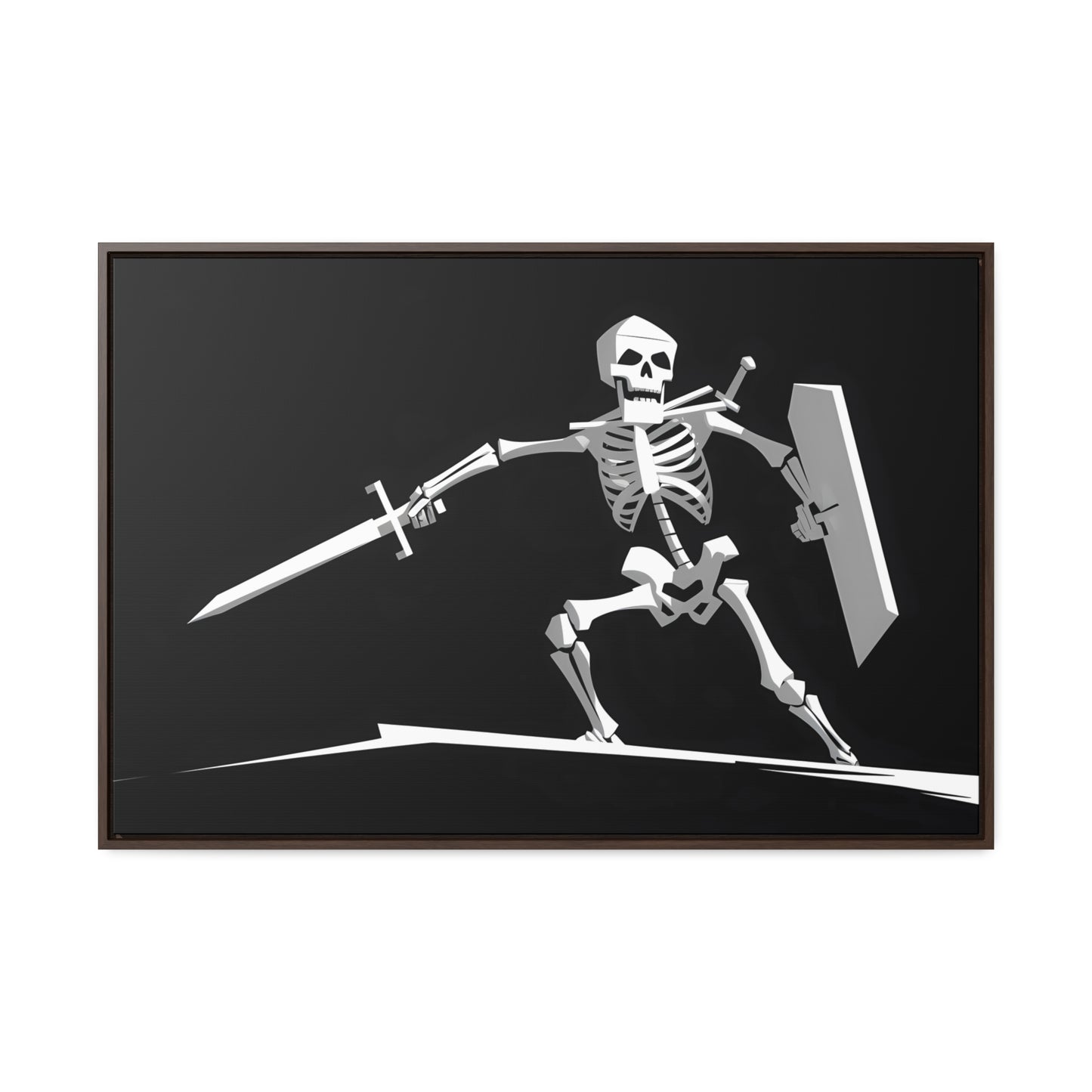 The Undead Sentinel - Gallery Canvas Wraps, Horizontal Frame