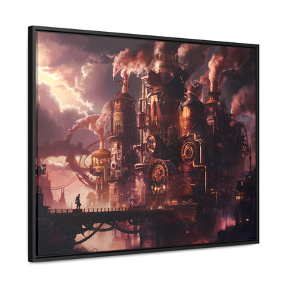 Industrial Twilight - Gallery Canvas Wraps, Horizontal Frame