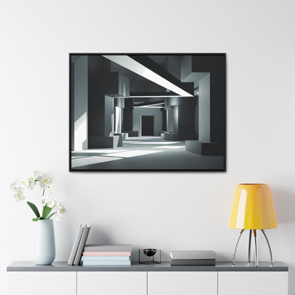 Echoes of Geometry - Gallery Canvas Wraps, Horizontal Frame