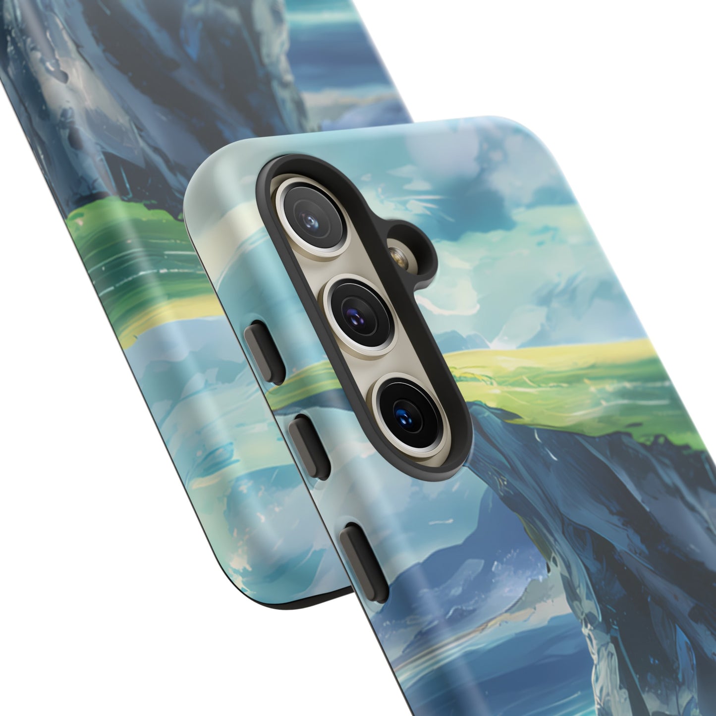 Anime Cliff by the Sea - Smartphone Tough Cases