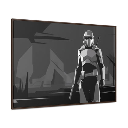 The Lone Protector - Gallery Canvas Wraps, Horizontal Frame