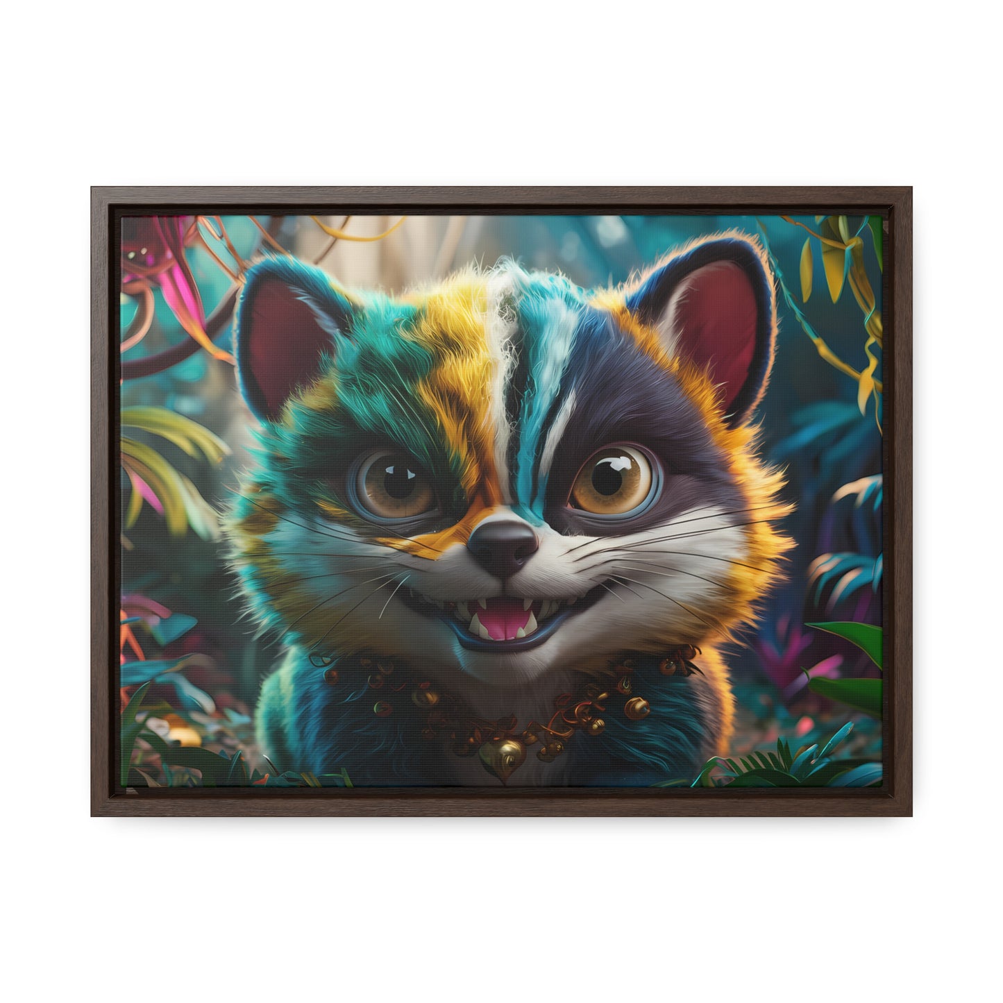 Jungle Mischief - Gallery Canvas Wraps, Horizontal Frame