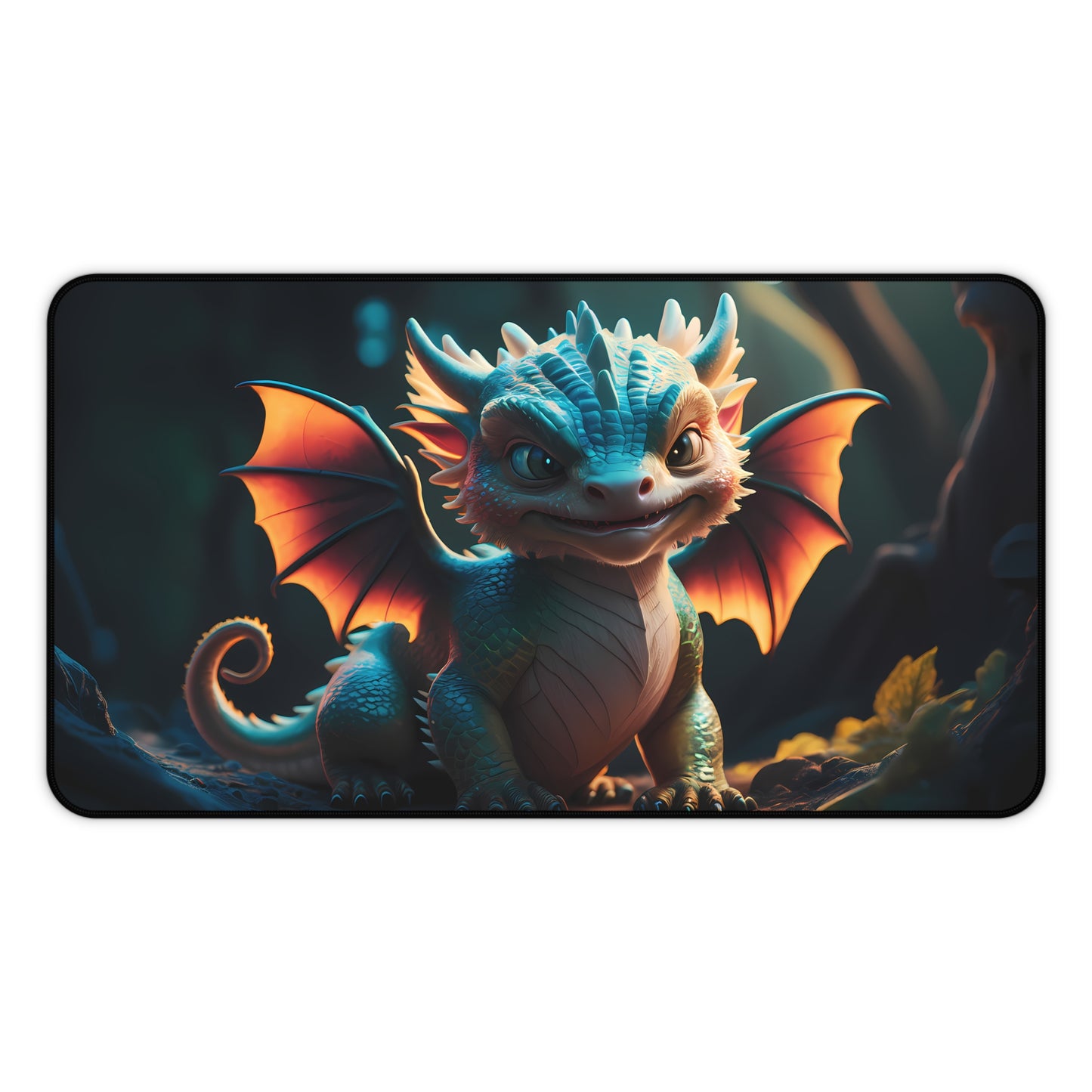 "Guardian of the Enchanted Forest" - Desk Mat