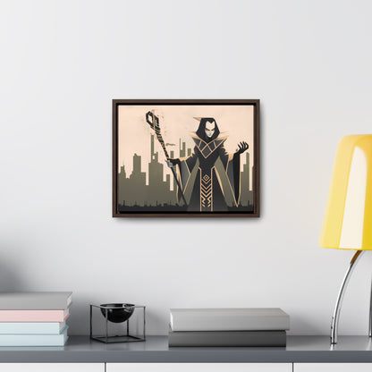 Shadow Sovereign of the Forsaken City - Gallery Canvas Wraps, Horizontal Frame