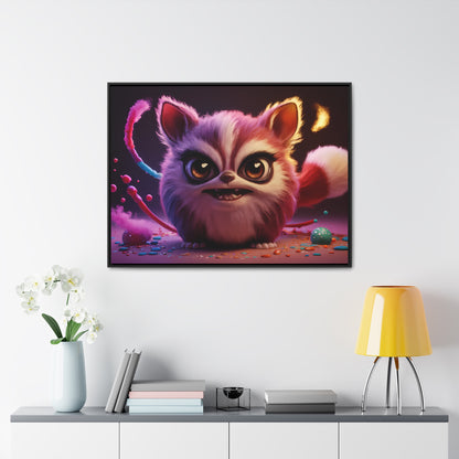 Cosmic Candy Critter - Gallery Canvas Wraps, Horizontal Frame