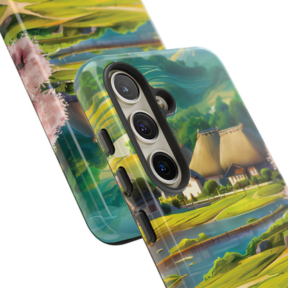 Idyllic Anime Village - Smartphone Tough Cases