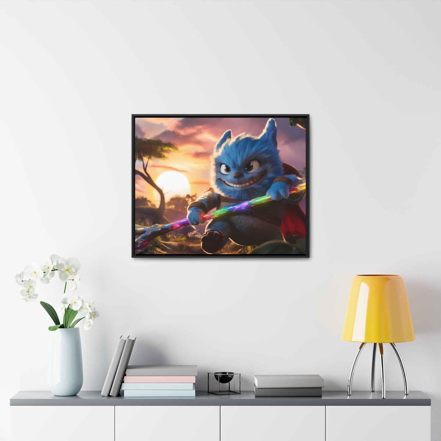 Guardian of the Enchanted Forest - Gallery Canvas Wraps, Horizontal Frame