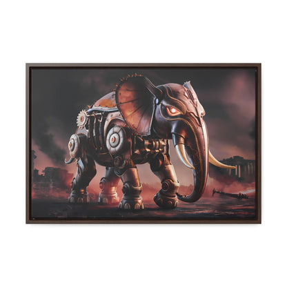 "Mechanized Titan of the Wasteland" - Gallery Canvas Wraps, Horizontal Frame