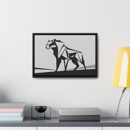 Geometric Beast - Gallery Canvas Wraps, Horizontal Frame