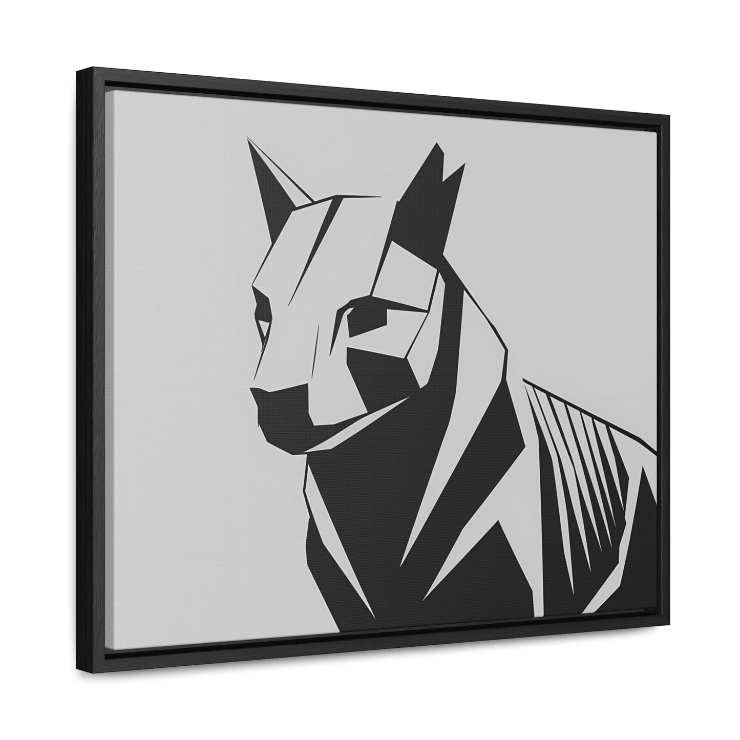 Geometric Guardian - Gallery Canvas Wraps, Horizontal Frame