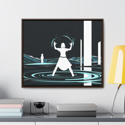 Resonance of the Void - Gallery Canvas Wraps, Horizontal Frame