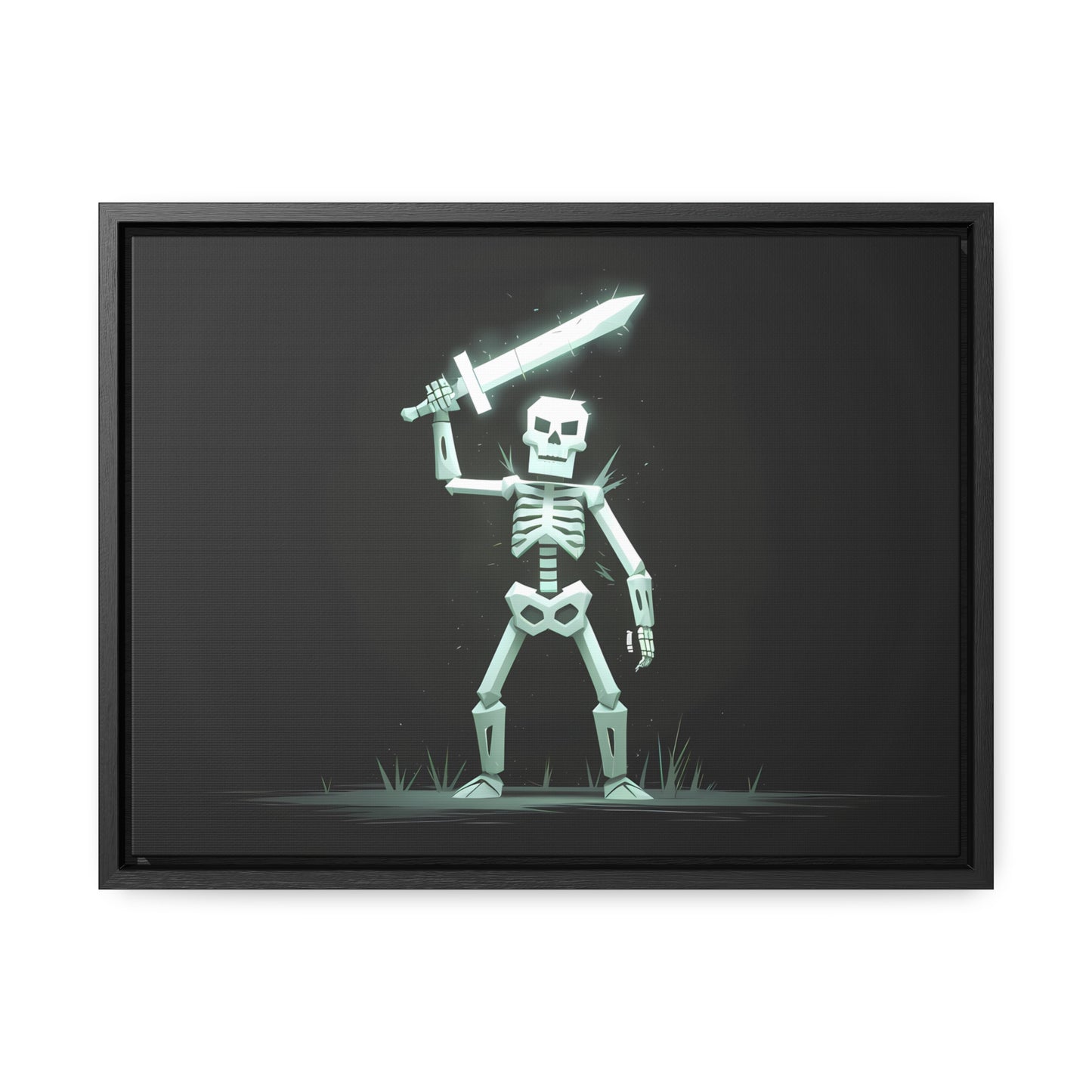 Rise of the Skeleton Warrior - Gallery Canvas Wraps, Horizontal Frame