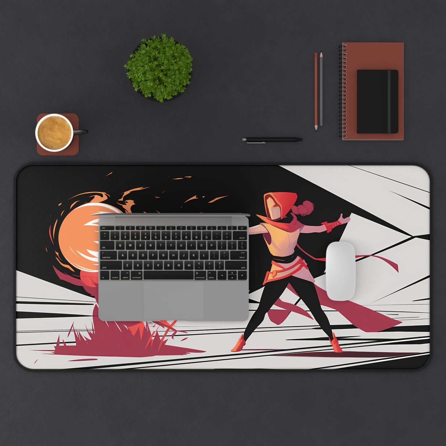 Geometric Pyromancer- Desk Mat