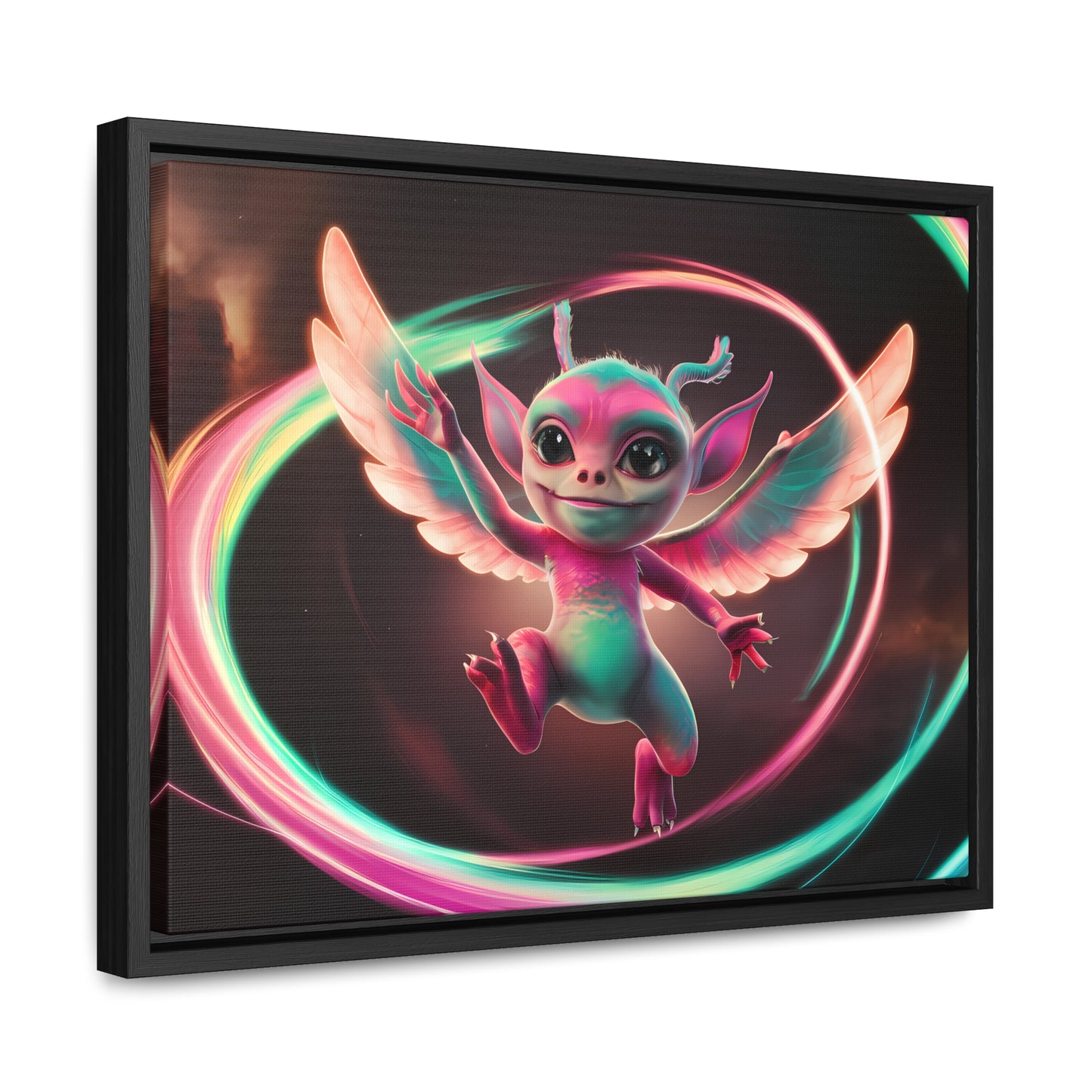 Wings of Radiant Joy - Gallery Canvas Wraps, Horizontal Frame