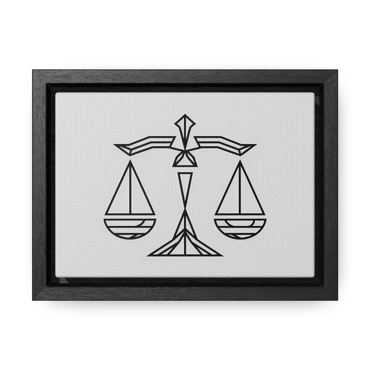 Balance of Justice - Gallery Canvas Wraps, Horizontal Frame