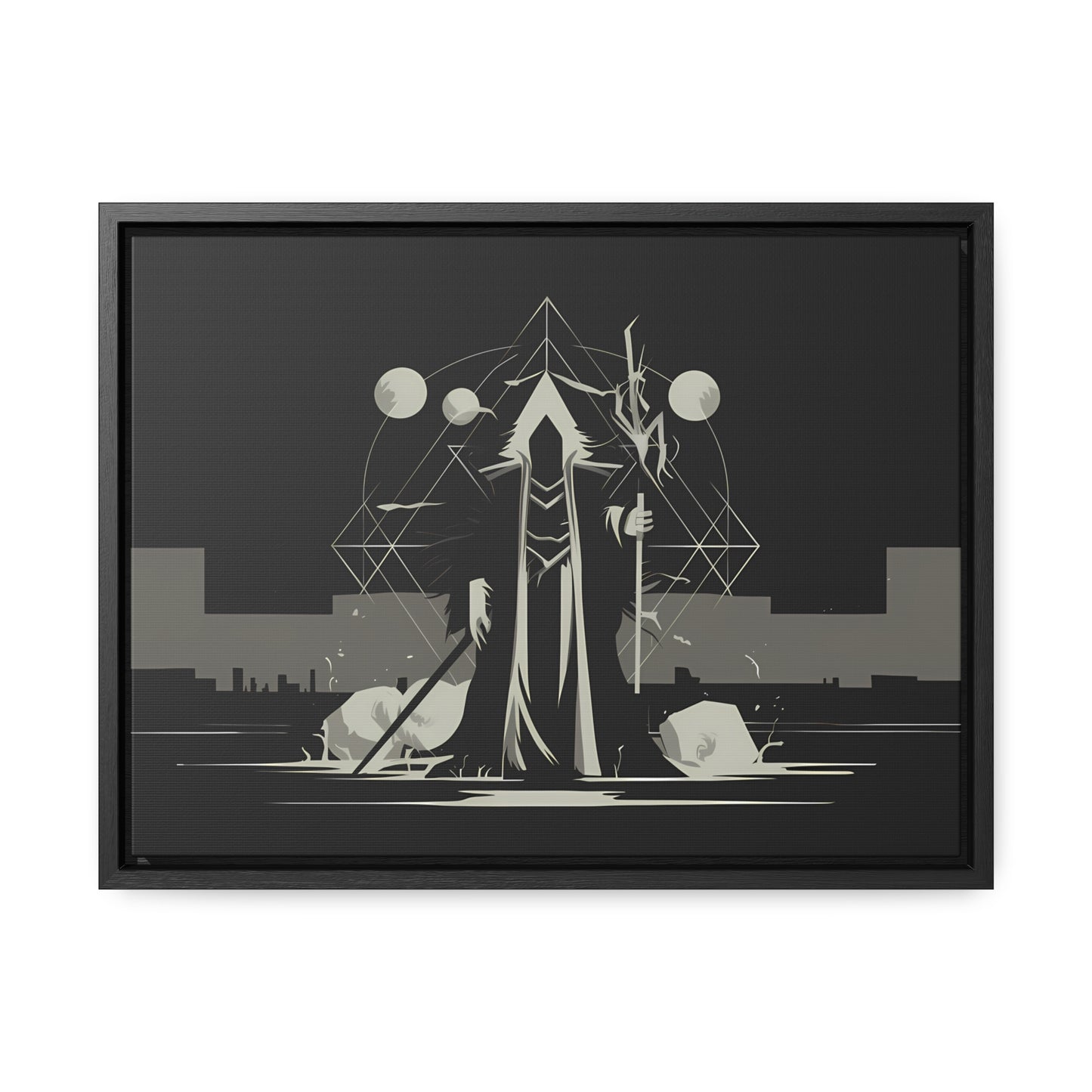 The Arcane Guardian of the Shadows - Gallery Canvas Wraps, Horizontal Frame