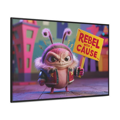 Rebel with a Cause - Gallery Canvas Wraps, Horizontal Frame