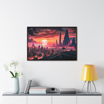 City of the Last Dawn - Gallery Canvas Wraps, Horizontal Frame