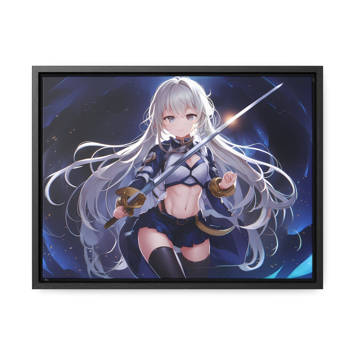 Blade of the Celestial Knight - Gallery Canvas Wraps, Horizontal Frame