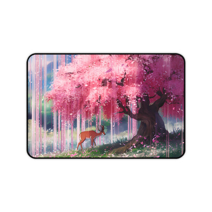 Whispers of the Sakura Forest - Desk Mat