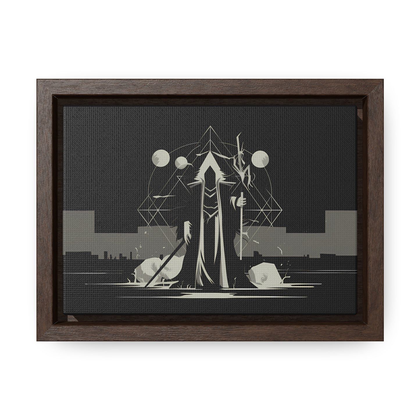 The Arcane Guardian of the Shadows - Gallery Canvas Wraps, Horizontal Frame