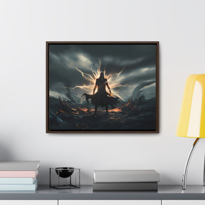 Eclipse of the Dark Conqueror - Gallery Canvas Wraps, Horizontal Frame