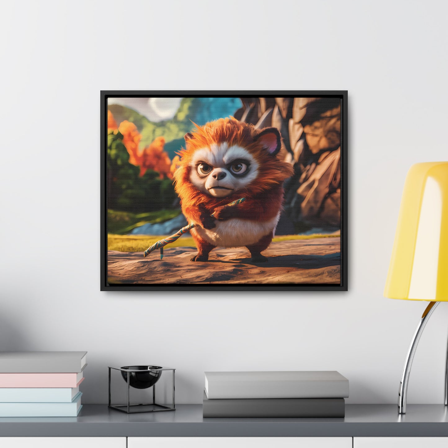 Guardian of the Enchanted Forest - Gallery Canvas Wraps, Horizontal Frame