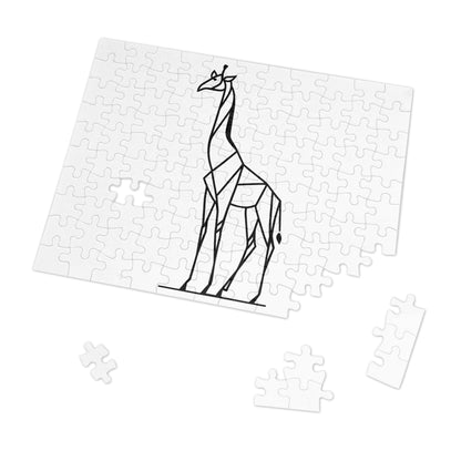 Geometric Giraffe - Jigsaw Puzzle (30, 110, 252, 500,1000-Piece)