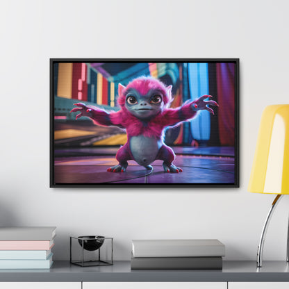 Cosmic Critter on the Dance Floor - Gallery Canvas Wraps, Horizontal Frame