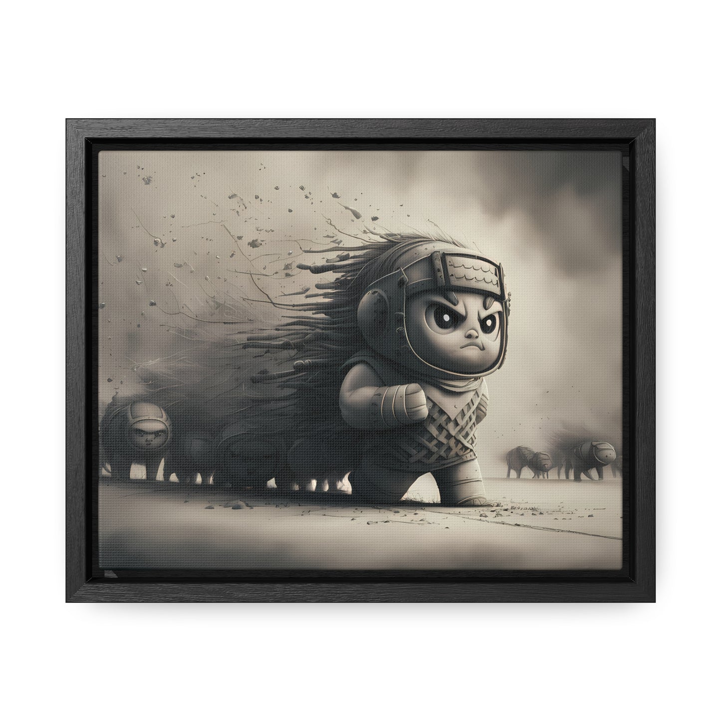 March of the Determined - Gallery Canvas Wraps, Horizontal Frame