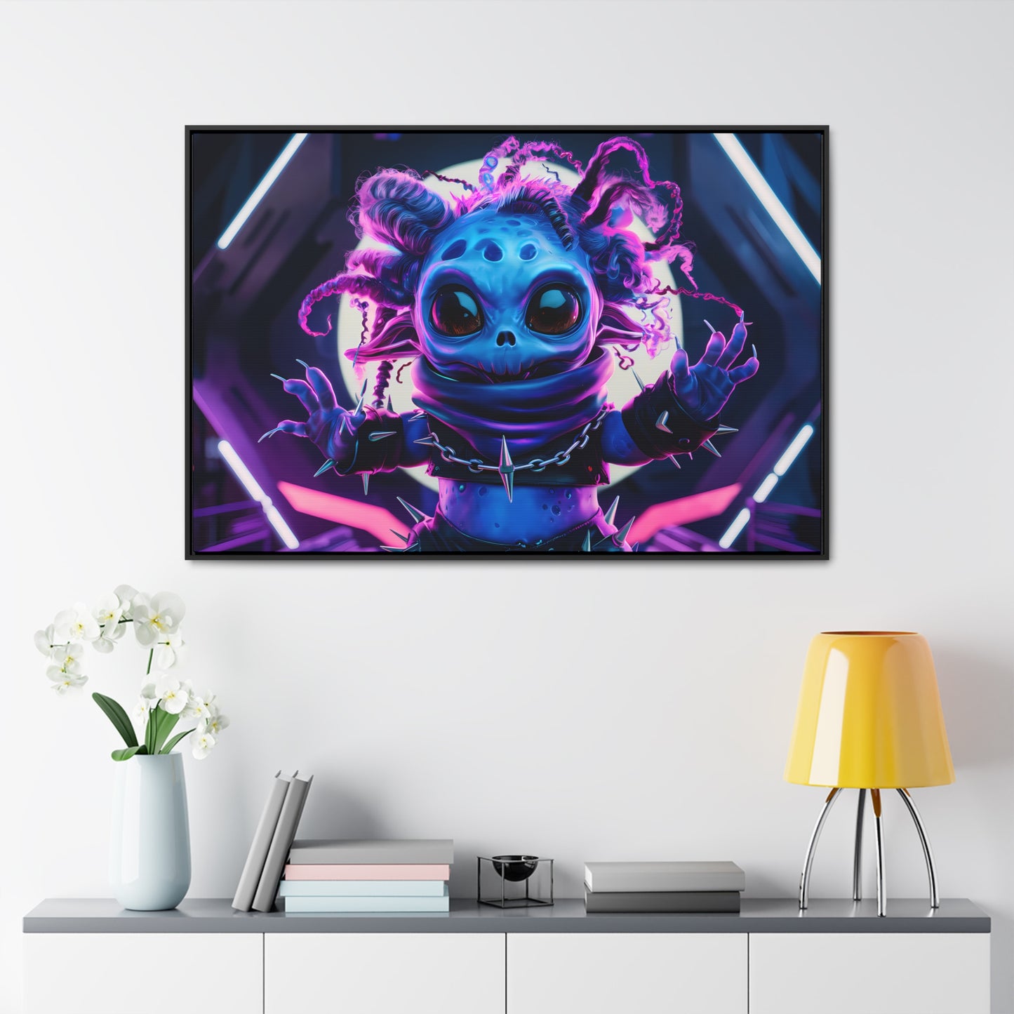 Alien Punk Starlet - Gallery Canvas Wraps, Horizontal Frame