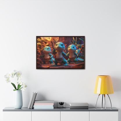 Guardians of the Jungle Tribe - Gallery Canvas Wraps, Horizontal Frame