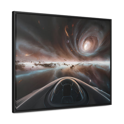 Journey Through the Celestial Abyss - Gallery Canvas Wraps, Horizontal Frame