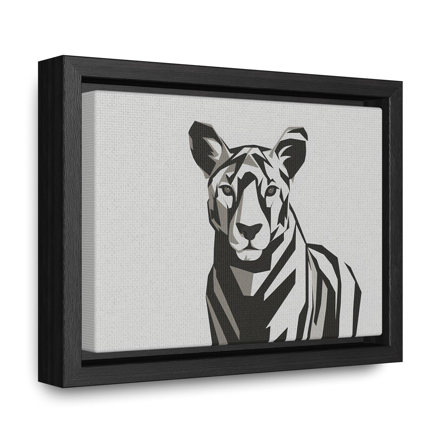 "Monochrome Majesty" - Gallery Canvas Wraps, Horizontal Frame