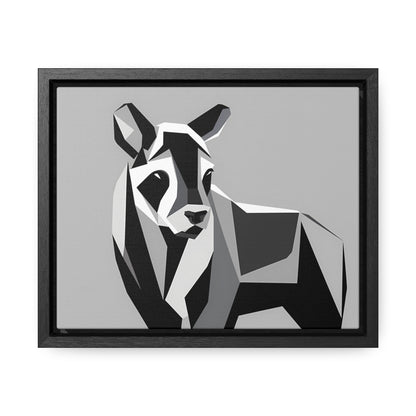 Monochrome Geometry - Gallery Canvas Wraps, Horizontal Frame