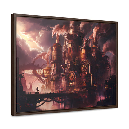 Industrial Twilight - Gallery Canvas Wraps, Horizontal Frame