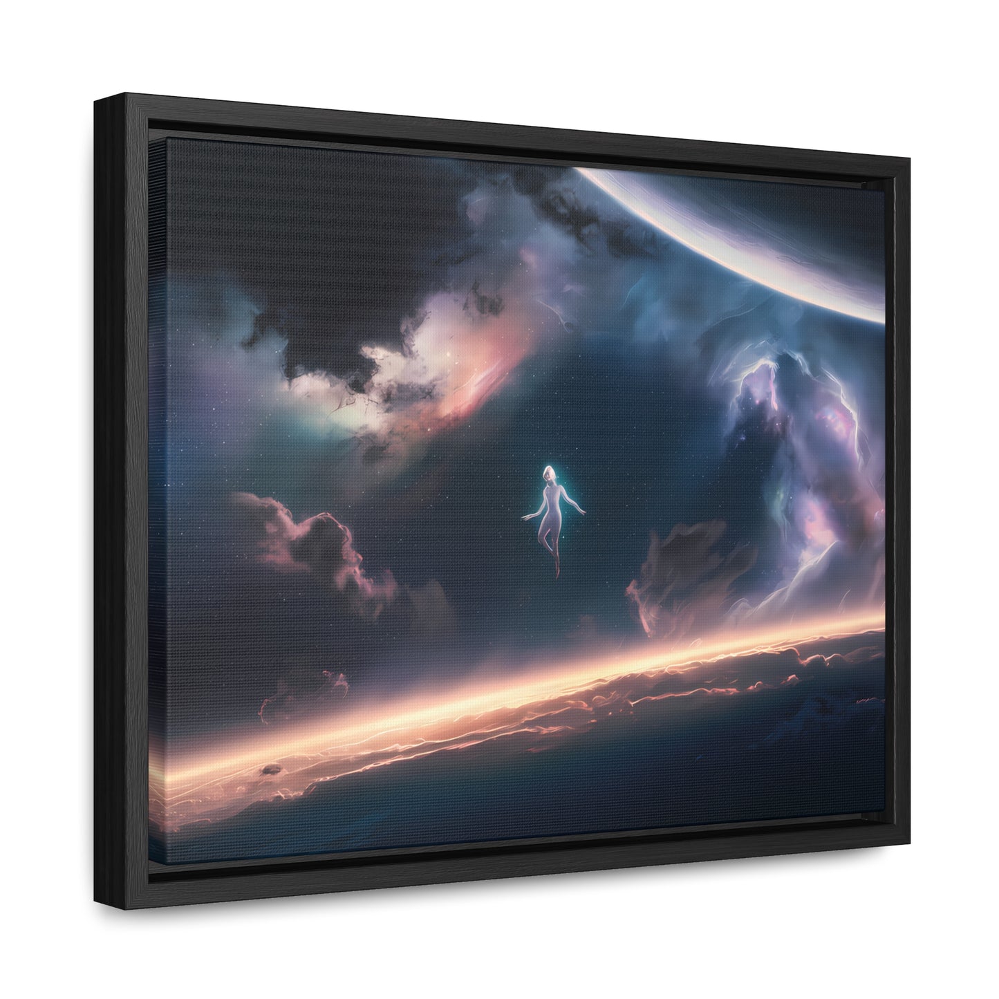 Ascension Beyond the Horizon - Gallery Canvas Wraps, Horizontal Frame