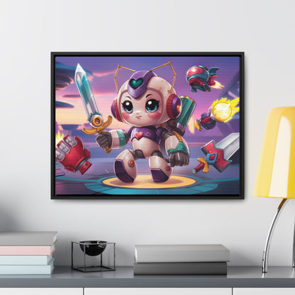 Battle Bot Hero - Gallery Canvas Wraps, Horizontal Frame