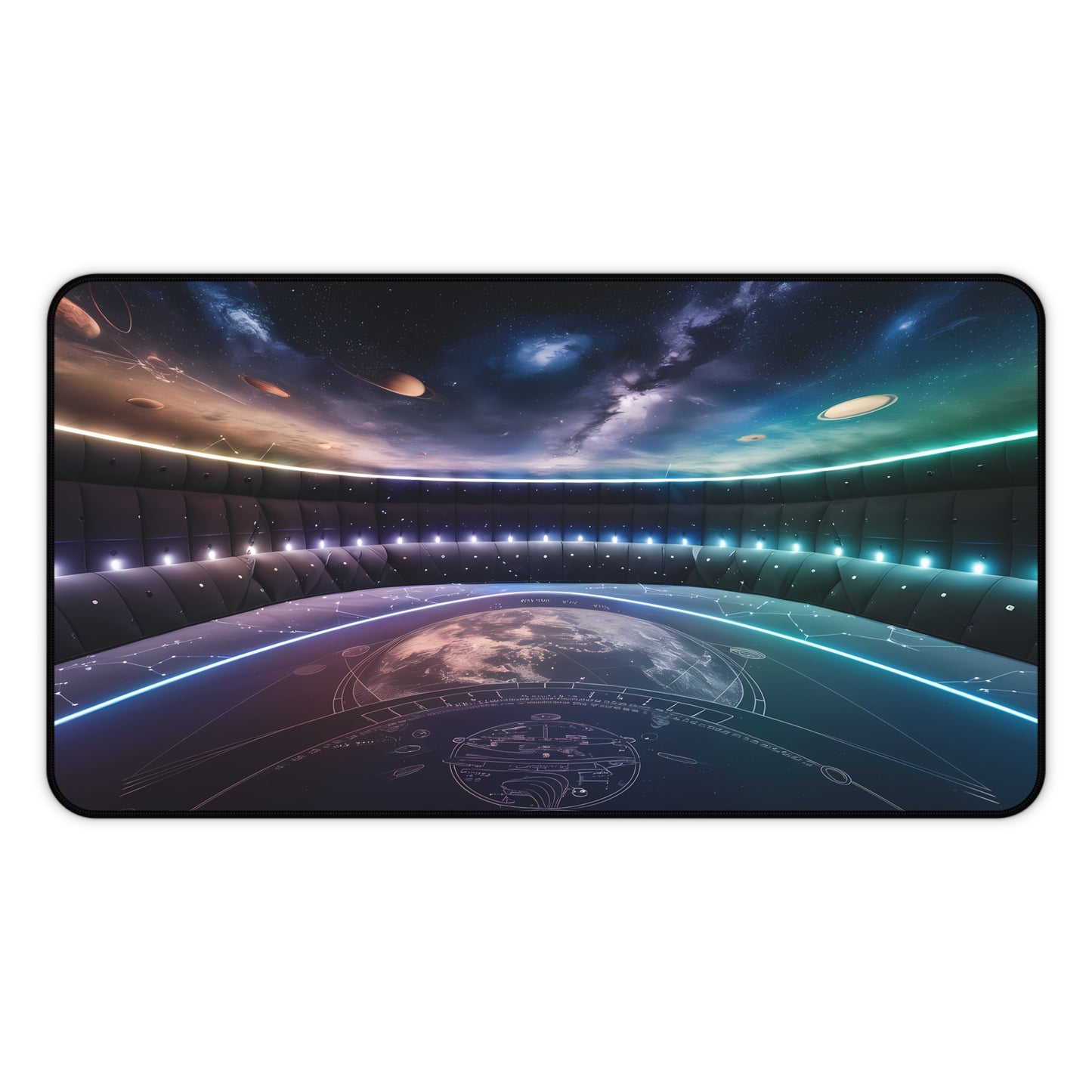 Space Ship View - Desk Mat