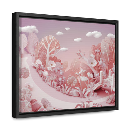 Whimsical Dawn Garden - Gallery Canvas Wraps, Horizontal Frame