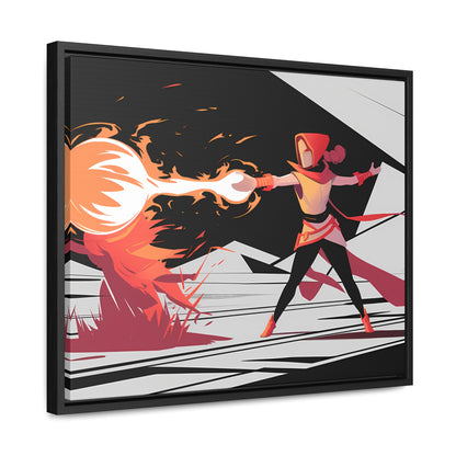 Conjuring the Firestorm - Gallery Canvas Wraps, Horizontal Frame