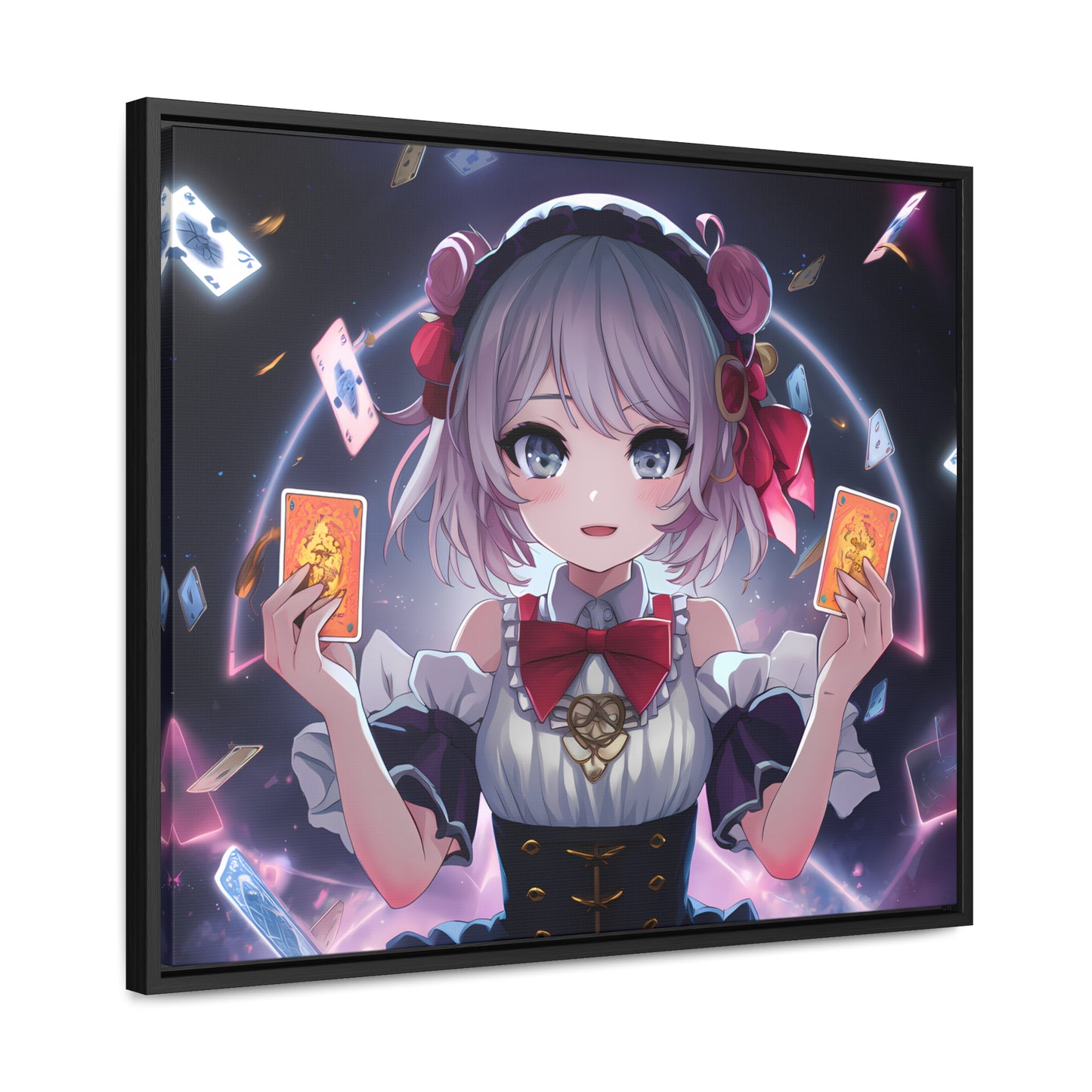 "Arcane Card Mastery" - Gallery Canvas Wraps, Horizontal Frame