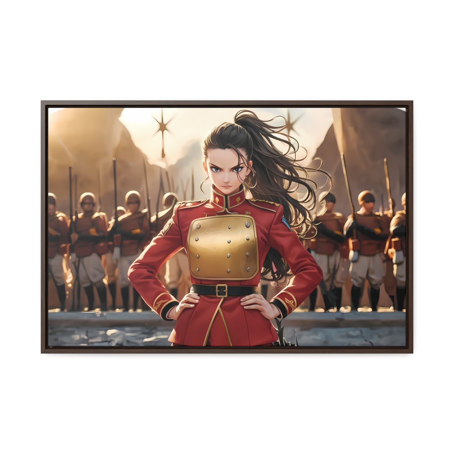 Commander of the Crimson Legion - Gallery Canvas Wraps, Horizontal Frame