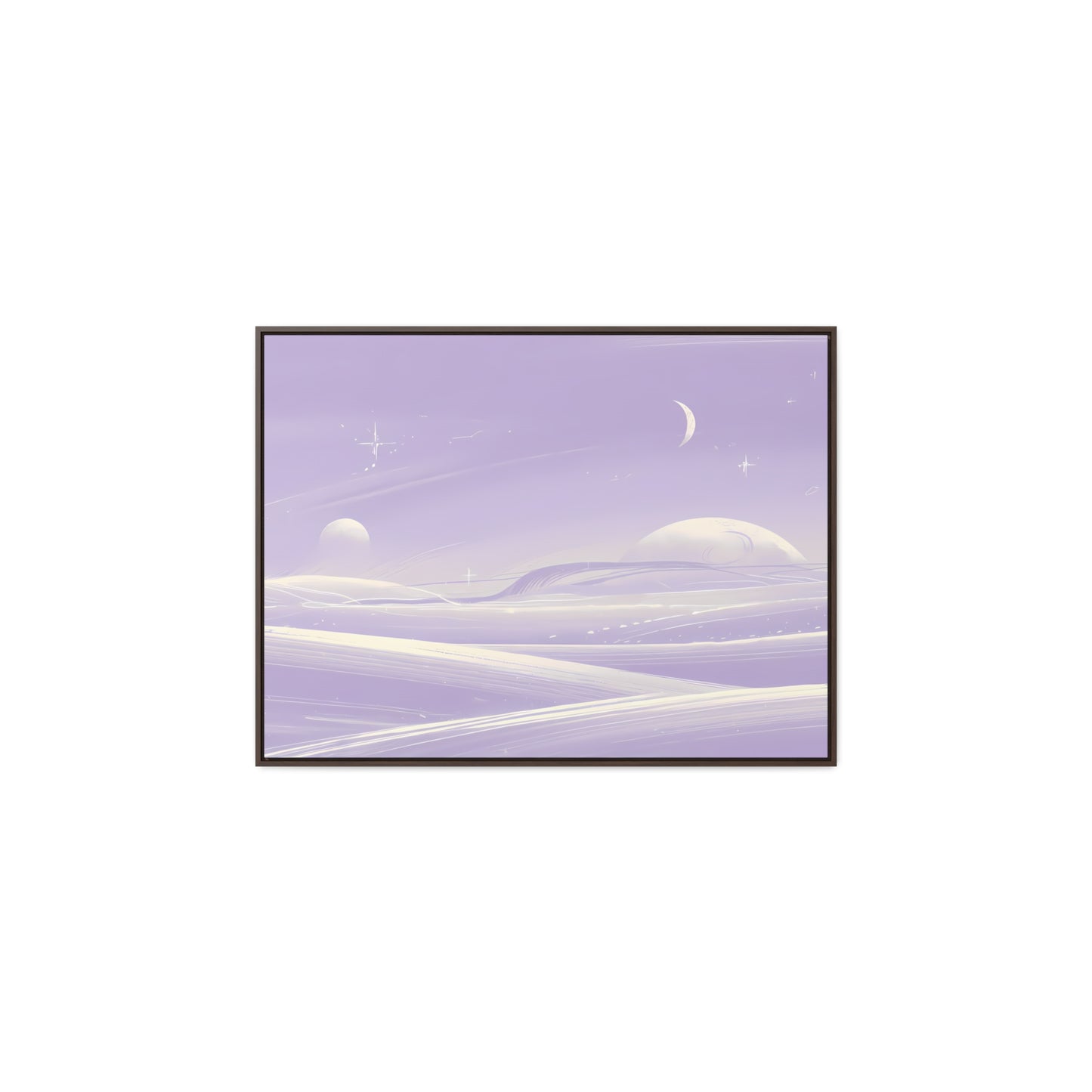 Ethereal Moonscape - Gallery Canvas Wraps, Horizontal Frame